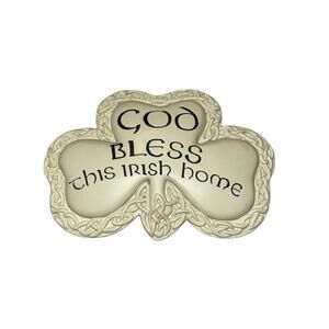God Bless Our Irish Home Plaque